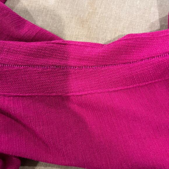 Athleta Foresthill Ascent Long Sleeve Top Large Pink Wool Blend Activewear - Picture 4 of 5